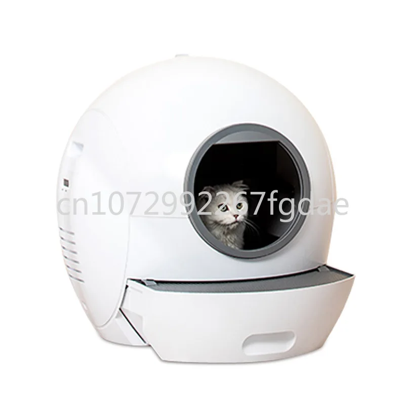 

WIFI Cat Garbage Bin Application Control Cat Garbage Cushion Basin 5L Automatic Cat Toilet Self Cleaning Garbage Bin