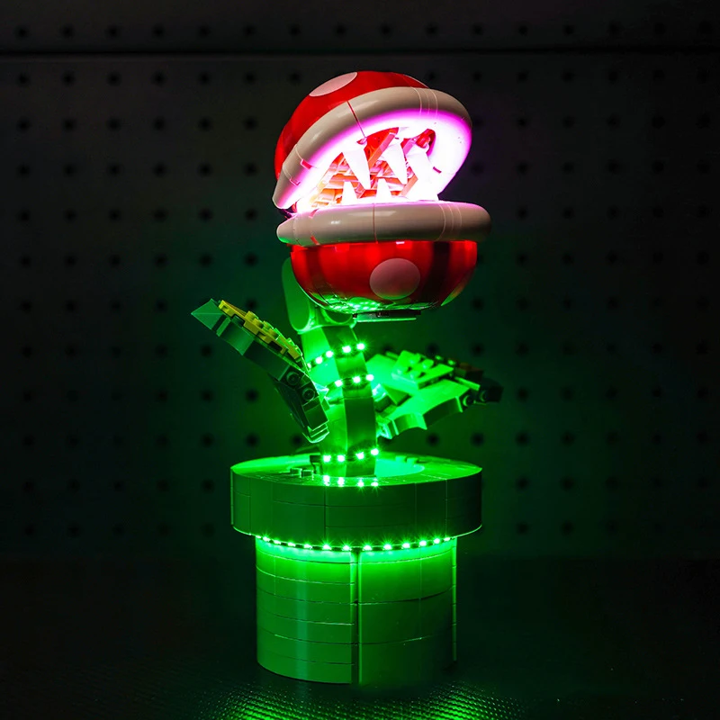 Комплект светодиодных фонарей сделай сам для LEGO Flower 71426 Piranha Plant (только