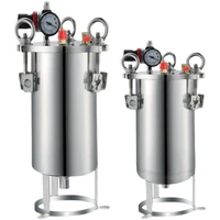 stainless steel pressure barrel 304 dispensing machine pressure barrel stainless steel gas tank dispensing storage barrel