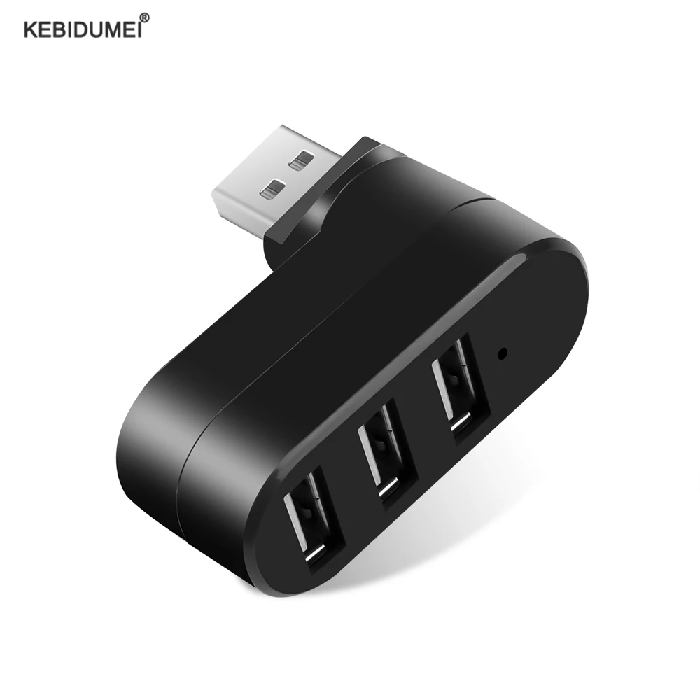 

USB-разветвитель, вращающийся, 3 порта, USB 2,0