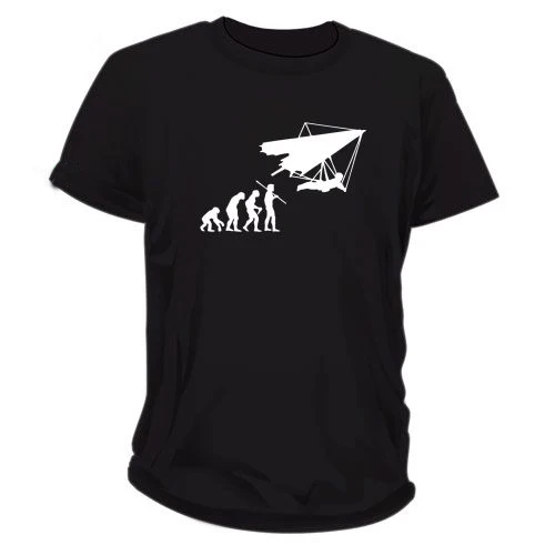 

Summer 100% Cotton Men Fashion Summer Style Fitness Brand Evolution Of A Hang Glider Unisex T-Shirt / Gift Tee Shirt Classic