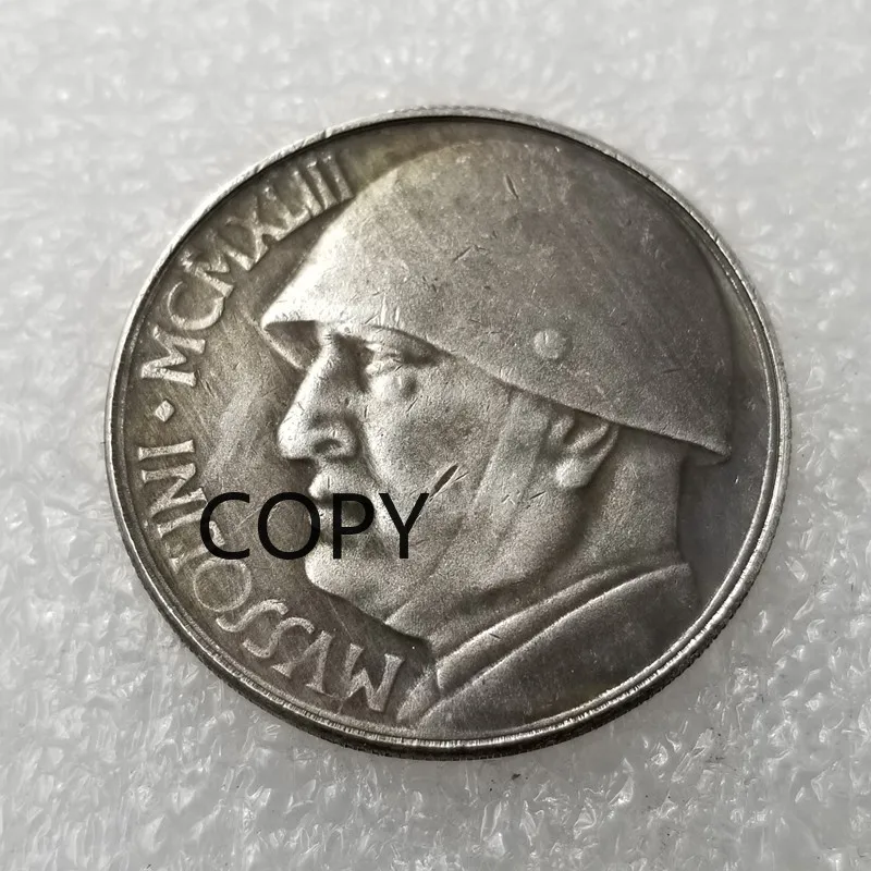

Antique crafts 1943 Italian silver dollar commemorative coin copy coin copy