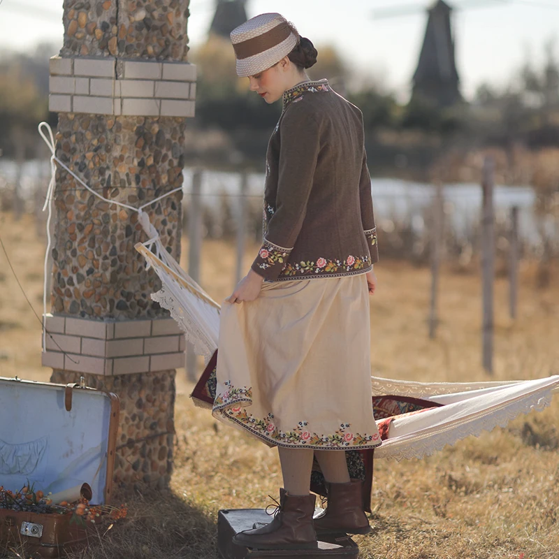 Короткие куртки на весну и осень 90-98 см для женщин винтажные элегантные тонкие с