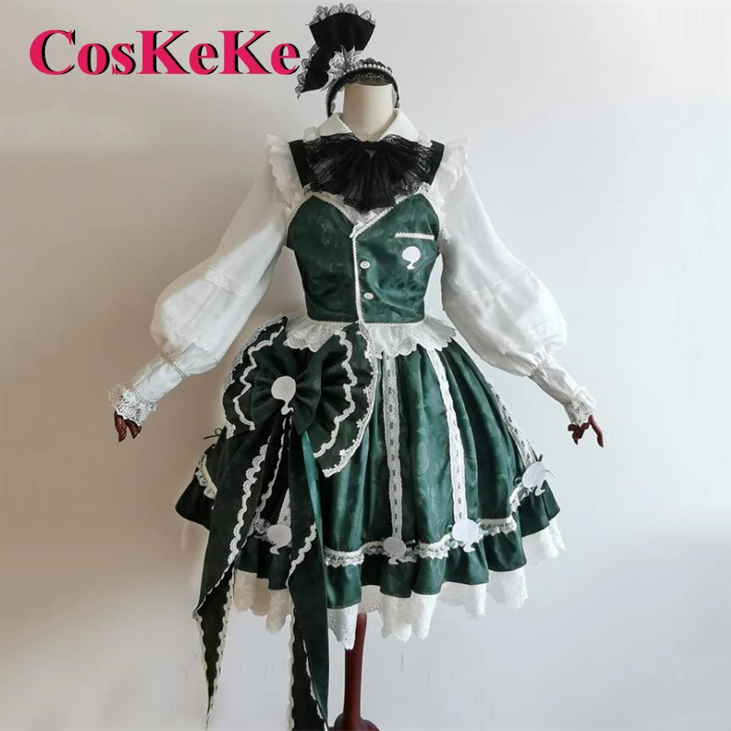 

CosKeKe [Customized] Konpaku Youmu Cosplay Anime Game Touhou Project Costume Sweet Gorgeous Uniform Dress Role Play Clothing