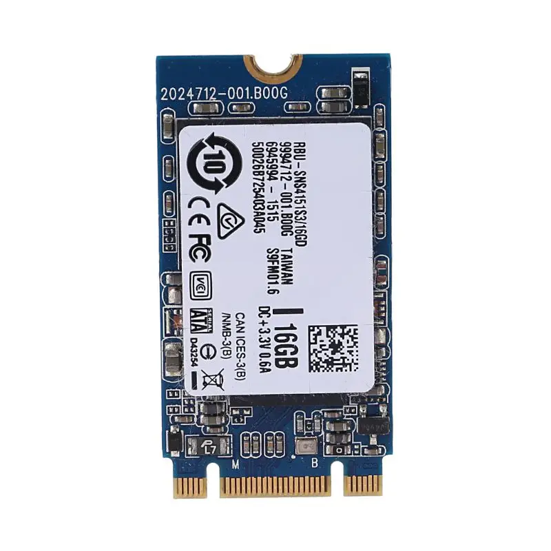 Внутренний твердотельный накопитель SNS4151S3 16 ГБ SATA полутонкий для ноутбука ПК |