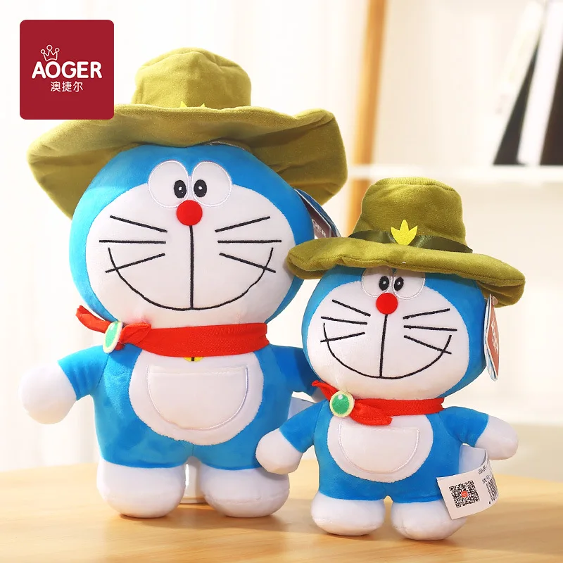 

25CM Hat Doraemon Hot Anime Plush Toys Movie Cute Cats Doll Soft Stuffed Animalspillow Kawaii Doraemon for Baby Kids Girls Gifts