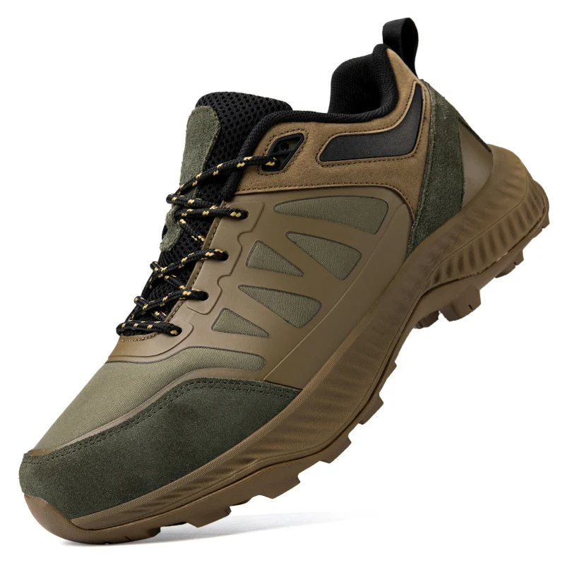 

Plus Size 36-48 Hiking Shoes Men's Waterproof Leather Outdoor Sneakers for Women Trekking Boots Male Hunting Mens Tactical Boots