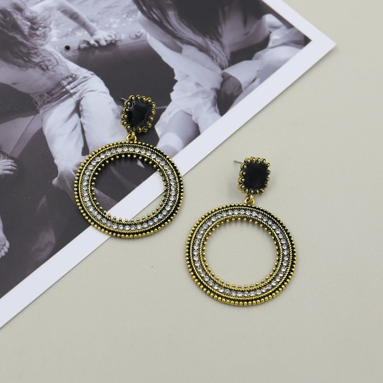 Модные женские винтажные антикварные золотые и серебряные серьги-подвески, металлические серьги с листьями, монетами, дисками, птицами, геометрические богемные ювелирные изделия