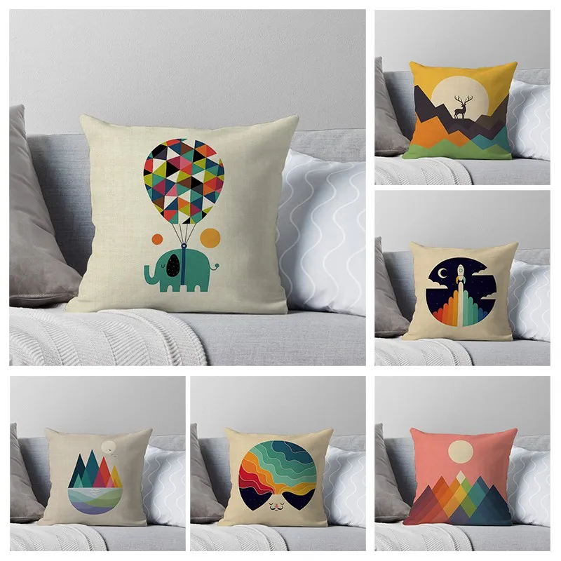 

Декоративный чехол для диванной подушки, 40x60 см