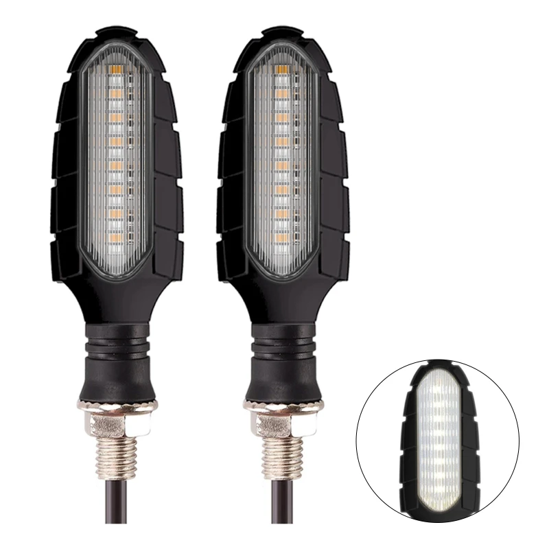 

Motorcycle-Mini 16Led Turn Signal Light Flowing Water Flashing Light Sequential Flowing Indicator Light Waterproof Dropshipping