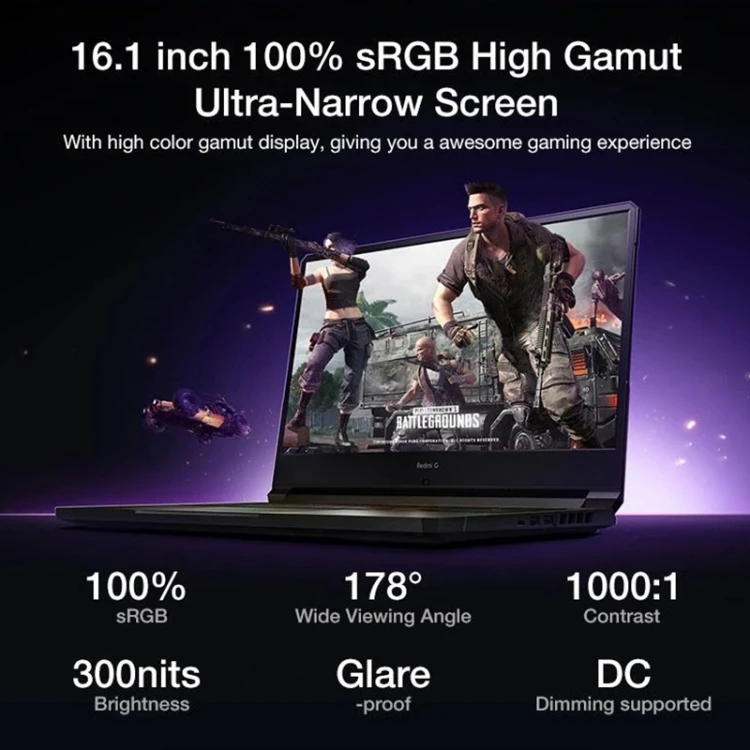 Original Xiaomi Redmi G Gaming Laptop 16.1 inch 16GB+512GB Win dows 10 Gaming Laptop enlarge