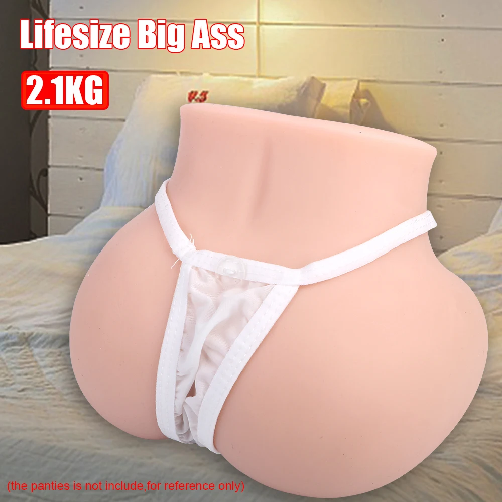 2.5kg Double Channel Male Masturbator Lifesize 3D Real Pussy Erotic Big Ass Realistic Vagina Sex Toys For Men