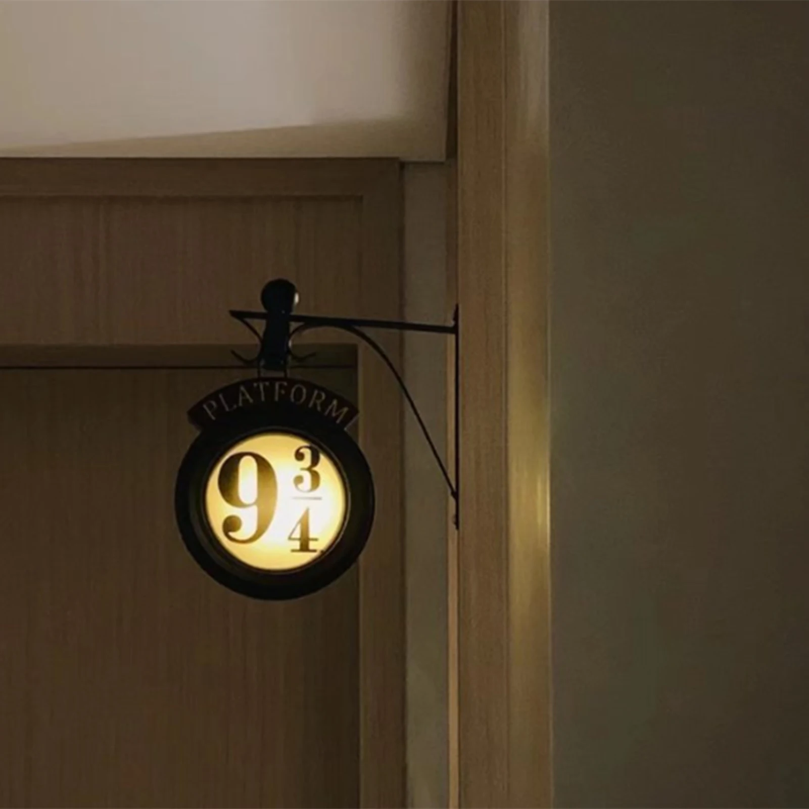 

9 3/4 Night Light 2022 Magic Movies Metal Night Light Home Wall Decor Gift For 20th Anniversary Movie Lovers Home Decor