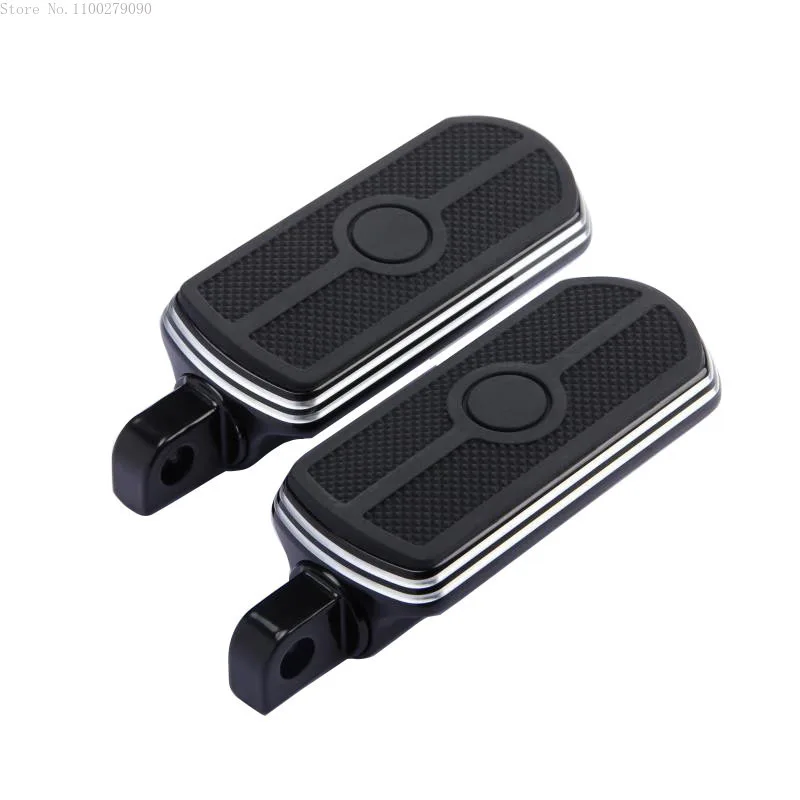 

Aftermarket Motorcycle BLACK Front & Rear Foot Pegs Footrest for All 10MM Diameter Pedals In The Harley Series Moto Accessories