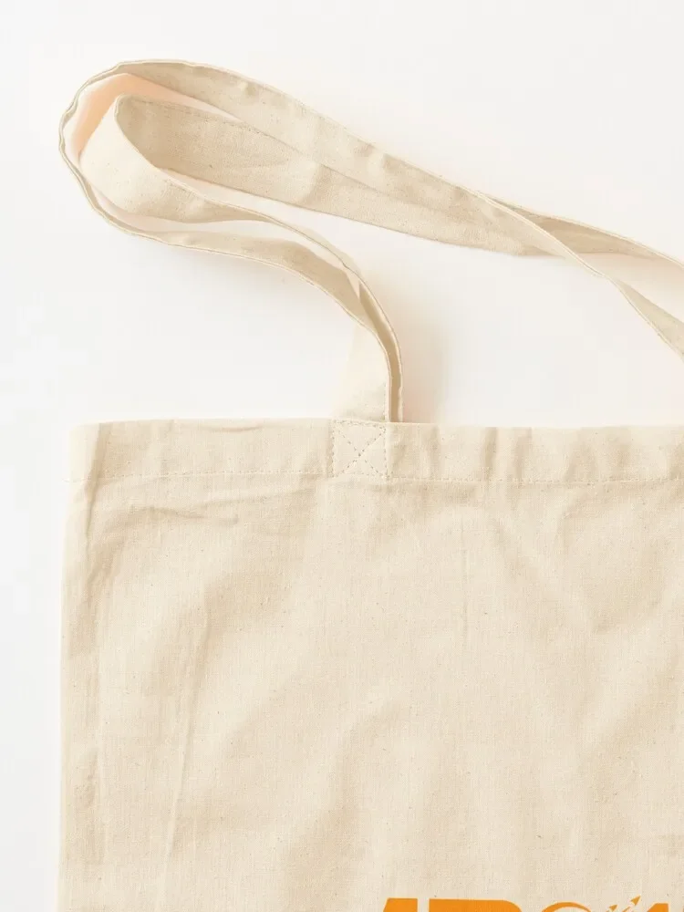 Логотип Aerowl с веб-резией и претензией оранжевой сумкой-тоут складная