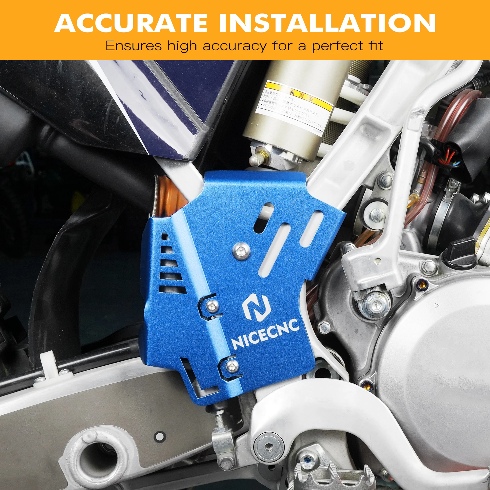 Защитный комплект алюминиевых каркасов для мотоцикла NICECNC для Yamaha YZ250 YZ 250 2005-2023 2022 2021 2020 2019+.