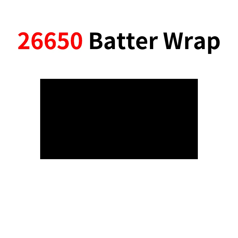 20/500 шт., термоусадочные трубки для аккумуляторов 26650