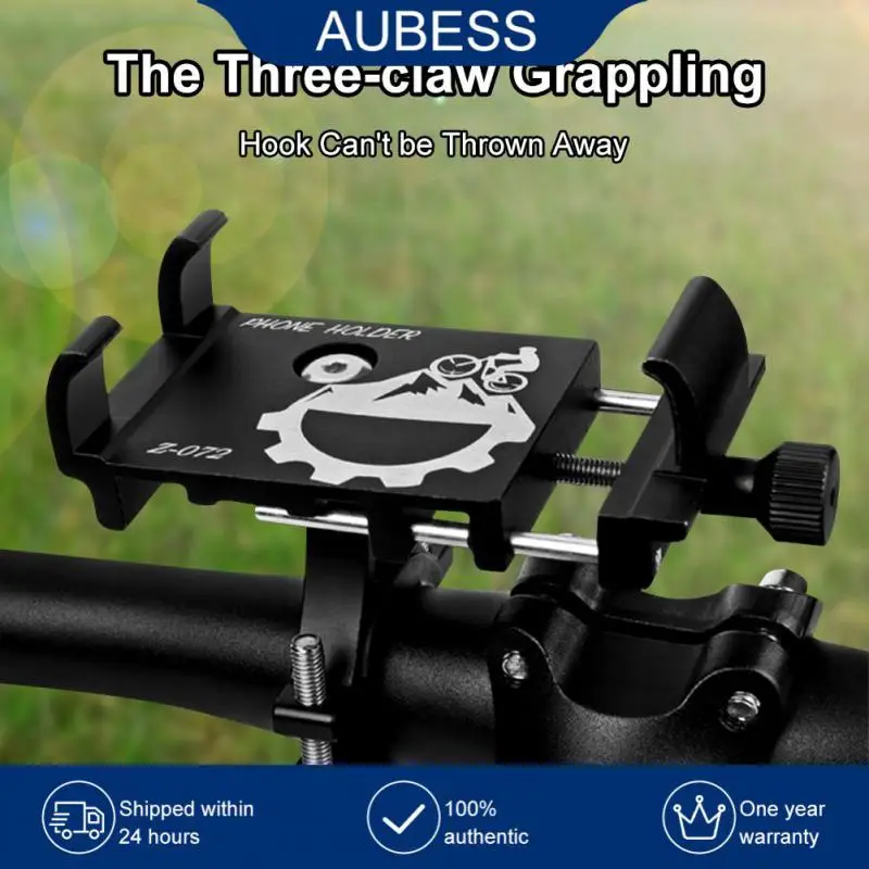 

High-quality Bicycle Phone Holder Ultra-light Phones Handlebar Bracket Aluminum Alloy 360 Degree Rotation Bike Phone Racks