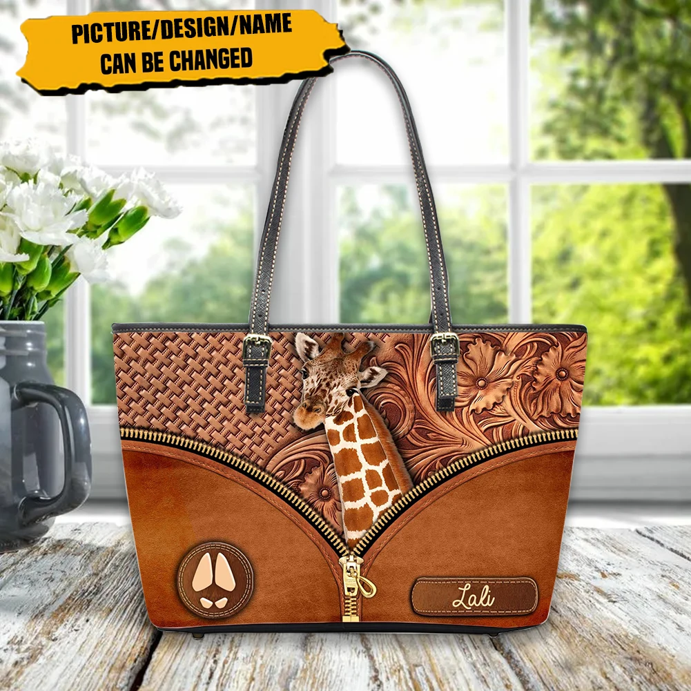 

New Owl Handbags for Women Lovely Giraffe PU Leather Top-handle Luxury Designer Bags Casual Travel Ladies Bags Sac De Luxe Femme