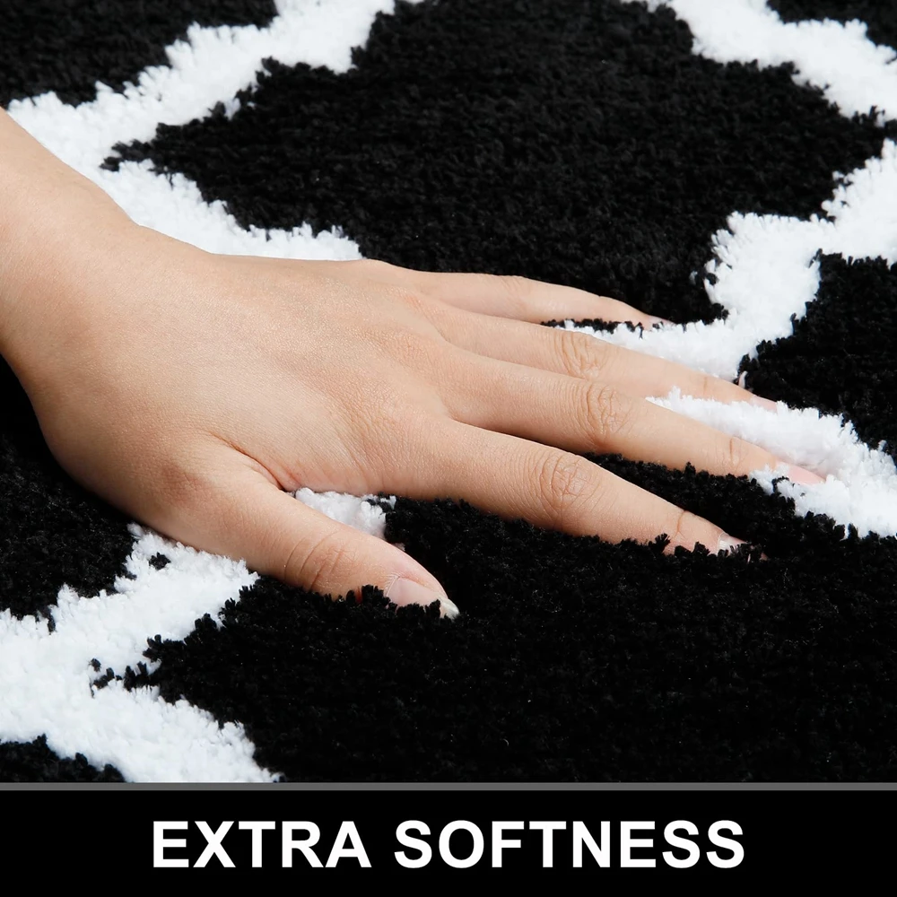 olanly 2pcset soft bathroom bath mat non slip absorbent kitchen living room bedroom plush carpet shower rug toilet decoration free global shipping