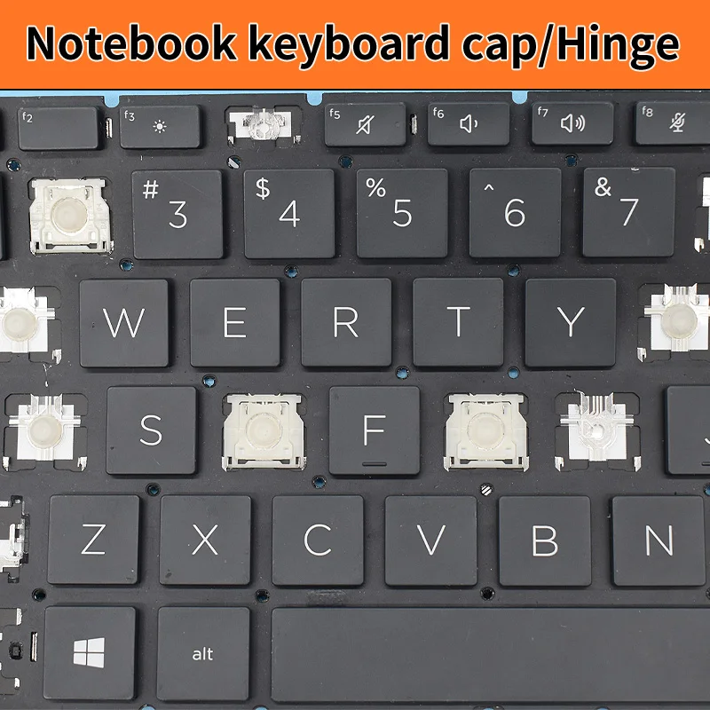 Фото Сменная клавиша-кейкап с шарниром для HP Elitebook 740 G7, 740 G8, 840 G7, 840 G8, 745, 845 G7, G8, ZBOOK Firefly 14 G7/G8 №5