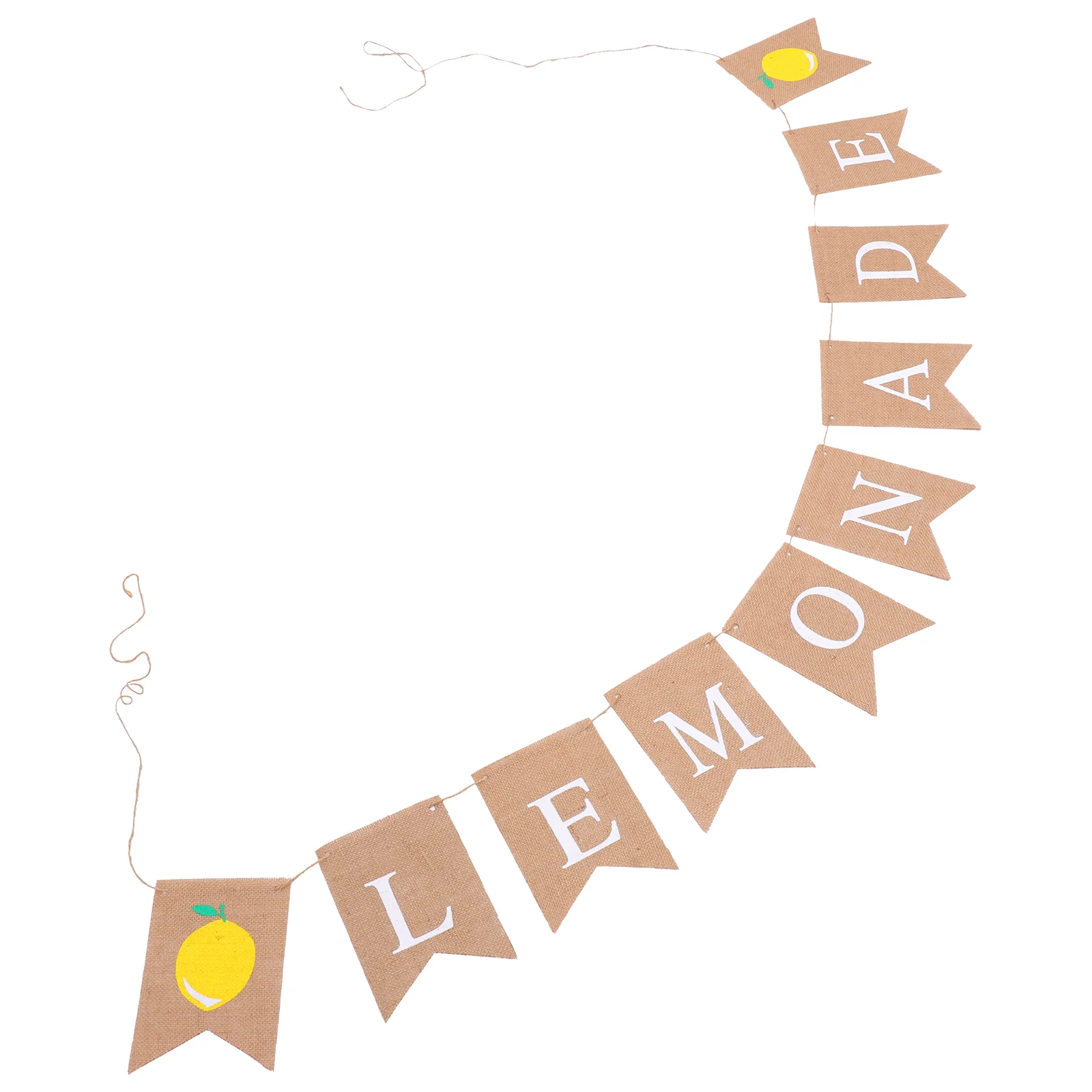 

1 Set Party Banner Linen Bunting Garland Bunting Banner for Decoration Themed Party