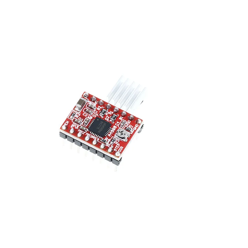 Запчасти для 3D-принтера с ЧПУ Reprap Pololu A4988, модуль драйвера шагового двигателя с радиатором для Ramps 1,4 для Arduino