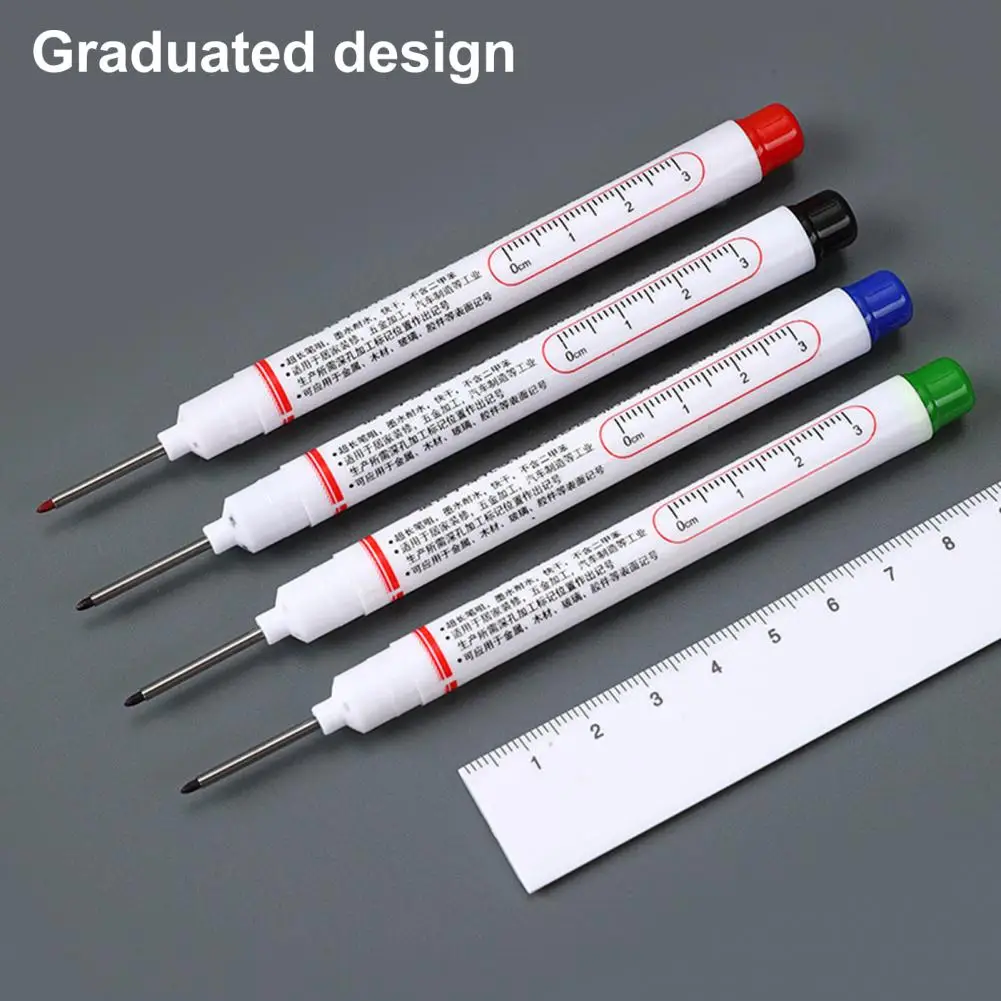 

Яркие цветные 4 шт. практичные гладкие чернила, маркерная ручка, пластиковая маркировочная ручка, не выцветает, для ремонта дома