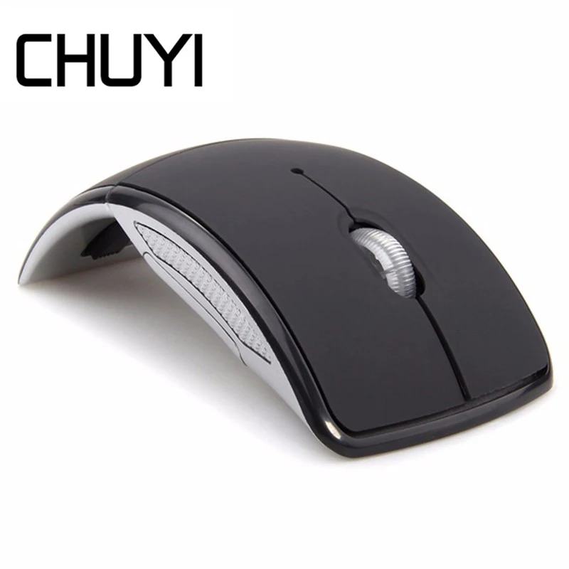 

Wireless Foldable Mouse 2.4G Mini Slim Computer Mause Optical Arc Travel Office Portable 1200 DPI USB Folding Mice For Laptop PC