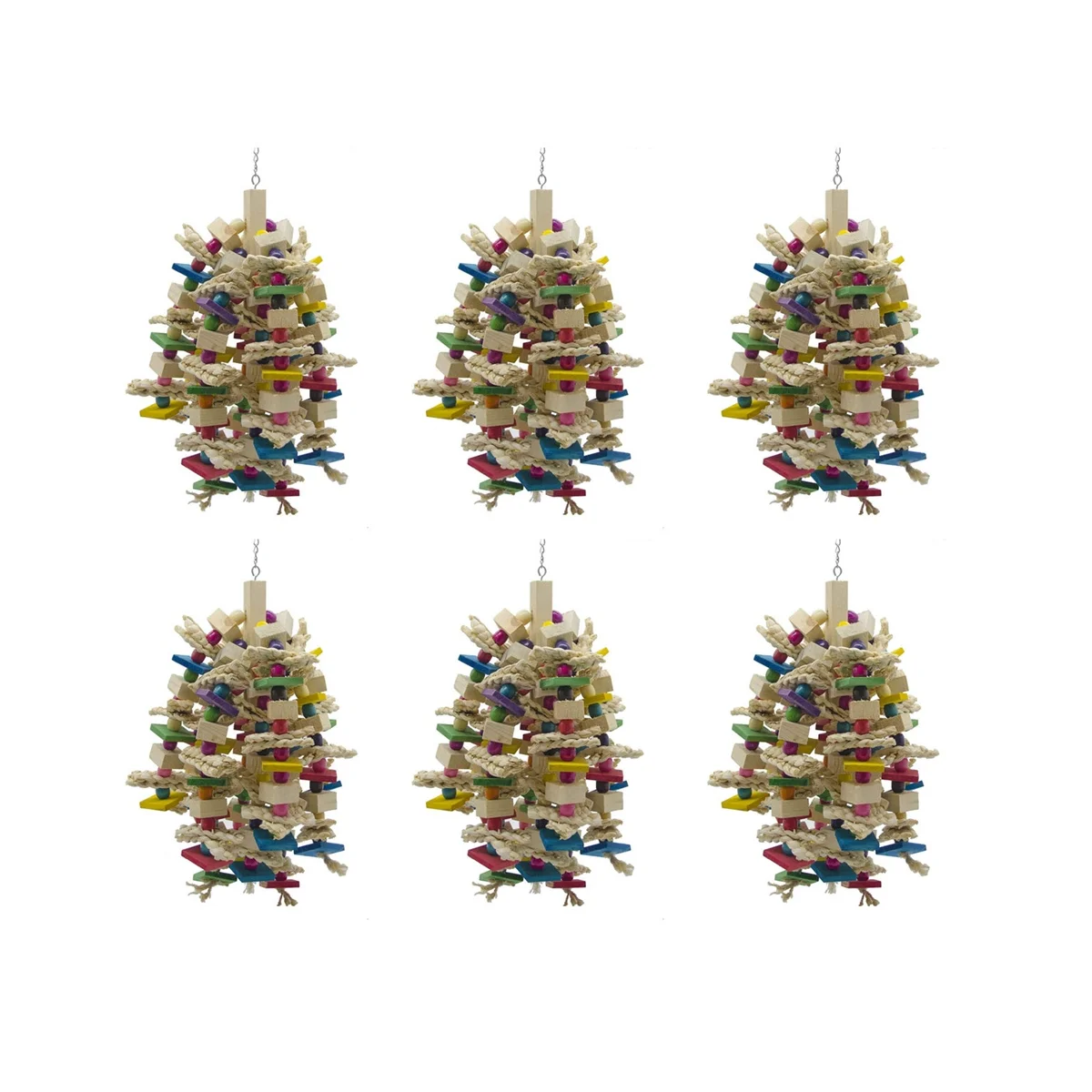 

6 кубиков в виде попугаев, игрушка для жевания-кубики в виде попугаев, узлы, игрушка для разрыва, птичья клетка, кусающая игрушка для африканских серых масолов, Какаду