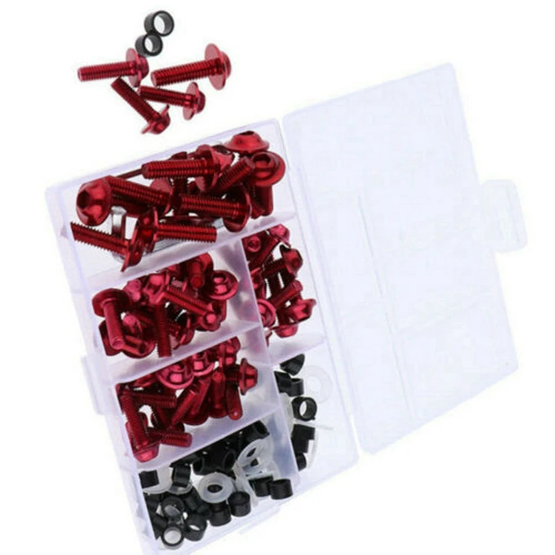 158 шт. универсальные болты для мотоцикла Yamaha YZF R1 R6 R3 2004- 2008