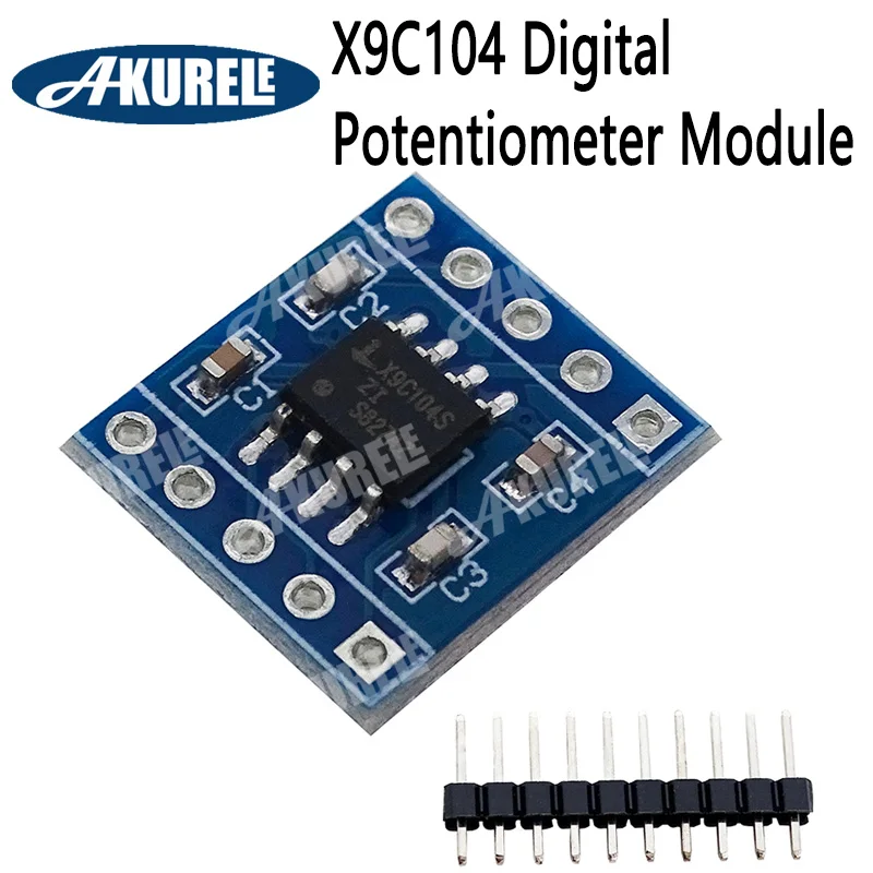 

Цифровой потенциометр X9C104, модуль X9C104S 100, цифровой потенциометр для регулировки баланса моста