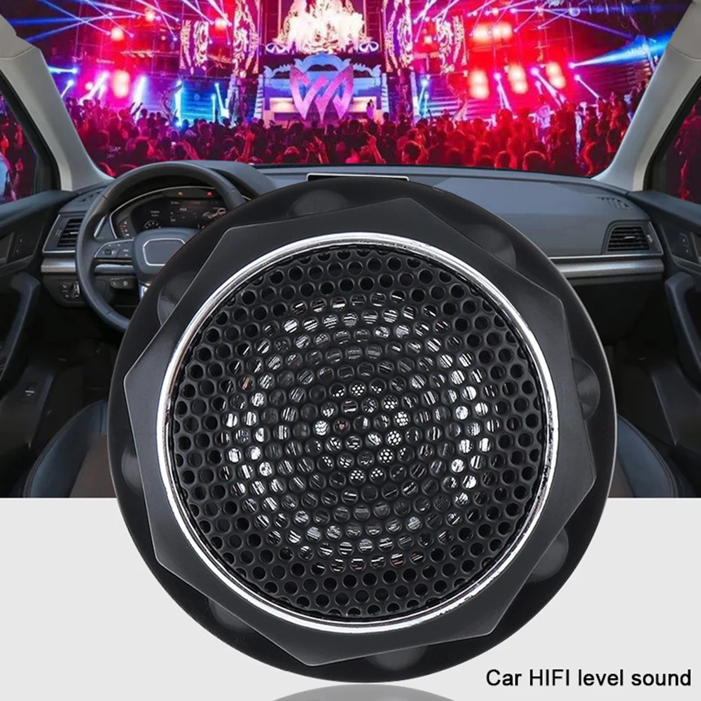 

1 Pair Of 140W Super High Frequency Car Audio Dome Tweeters Speakers For All Car Audio Systems Speaker Metal+plastic