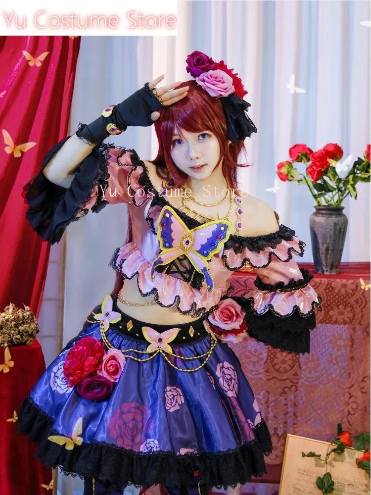 Ю Костюм Айкацу! Серия Shibuki Ran Rose комплект для косплея костюм игры в стиле аниме