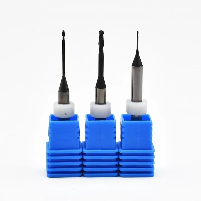 Фото Aidite AMD-500 AMD-520 Стоматологические циркониевые фрезерные боры из ПММА CAD/CAM с покрытием постоянного/DLC Стоматологические лабораторные фрезы №4