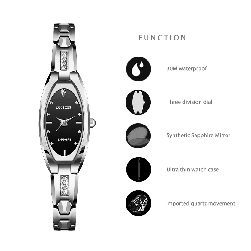Luxury Brand Slim Watch Women Gold Original Quartz Hand Clock Girlfriend Gift Waterproof Elegant Steel Small Wristwatch Ladies