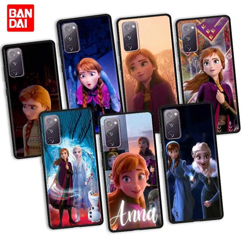 

Disney Frozen Princess Elsa Anna Case for Samsung Galaxy S20 FE S21 S10 S9 Plus Ultra 4G 5G S20fe S21fe S21Puls S10Puls Silicone