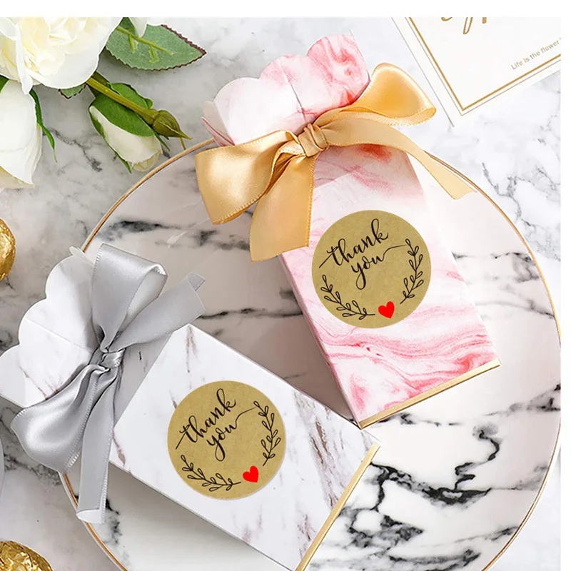 500 шт. винтажные наклейки из крафт-бумаги свечи ароматизированные Вощеные хлопья