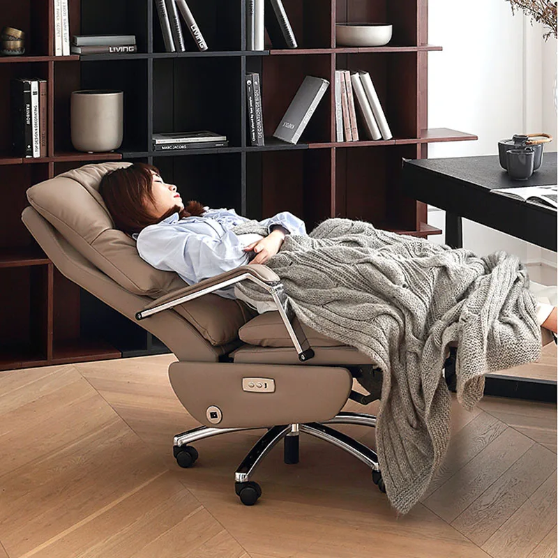 Офисный стул с поясничной поддержкой комфортный поворотный роликовый