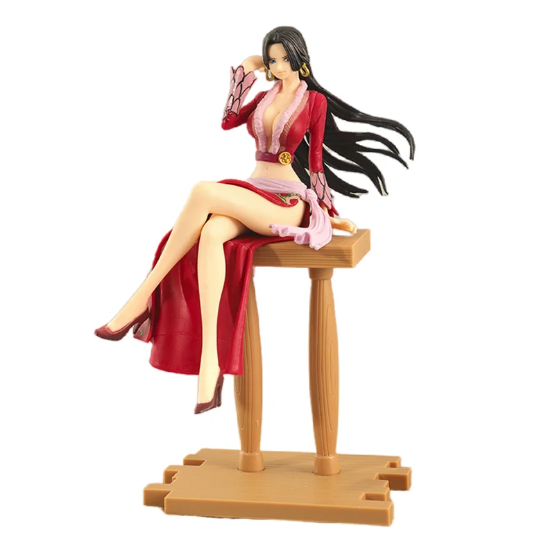 

Аниме One Piece Boa Hancock фигурка сидя Коллекционная модель украшения кукла детские игрушки для рождественского подарка