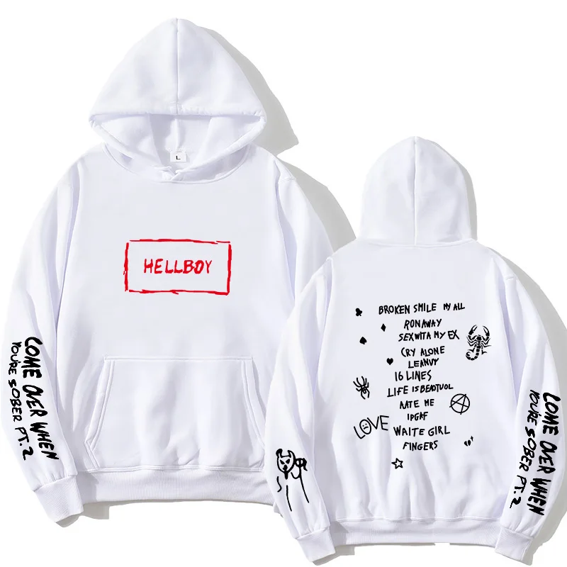 

Толстовка Lil Peep с надписью Love, мужские свитшоты, пуловер с капюшоном, Толстовка для мужчин и женщин, толстовки, свитшоты cry baby, уличная одежда ...