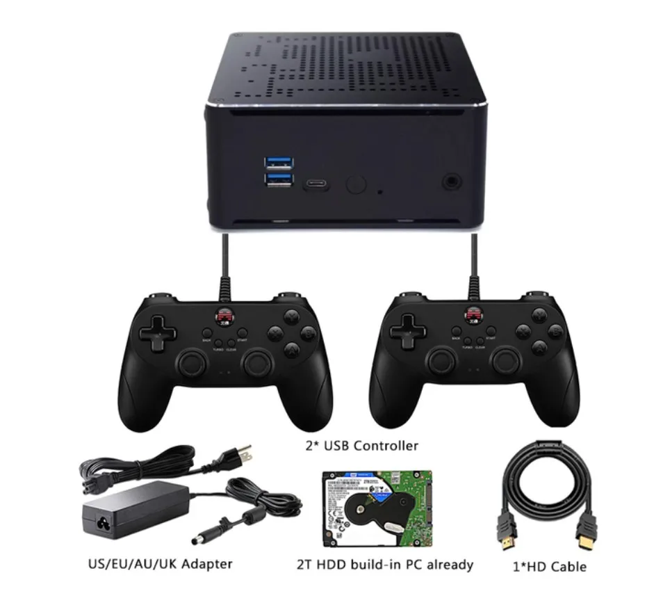 

Super Console X PC Box Retro Video Game Console Mini PC Build in 62000 Games For PS1/PS2/DC/N64/Wii 80+ Emulator TV Media Player