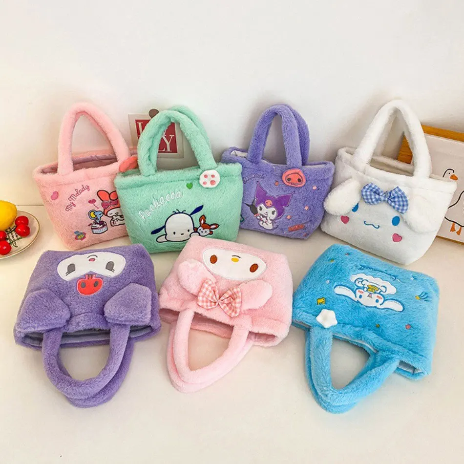 Sanrio kuromi сумка плюшевая игрушка мобильный телефон кошелек для смены машинка