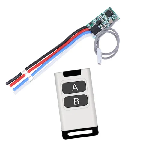 Универсальный радиорелейный приемник с дистанционным управлением 433 МГц, 3, 6 В постоянного тока, 6 В, 12 В, 24 В