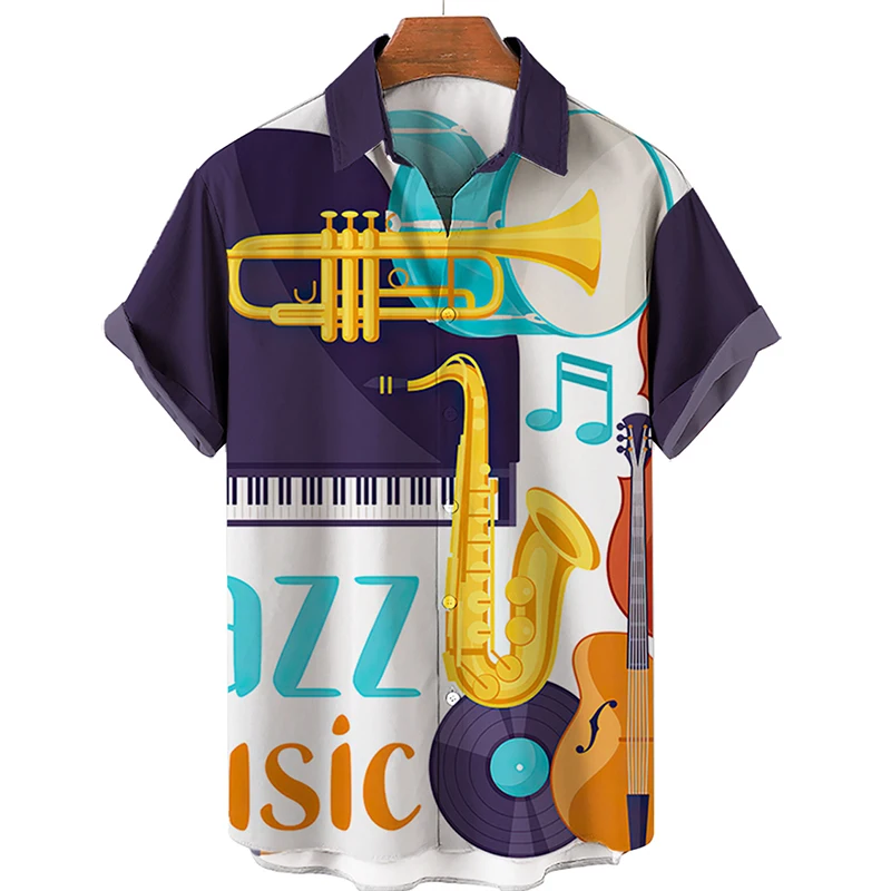 2022Summer New Hawaiian Man Shirt Fashion printing Short Sleeve Shirts loose Beach Party Shirts Men's Tops S-5XL