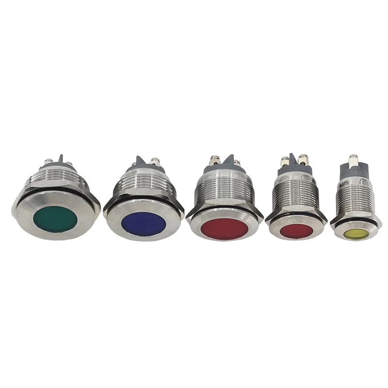 

16mm19mm22mm Metal Single Light Screw feet Waterproof Indication Lamp 24V220V