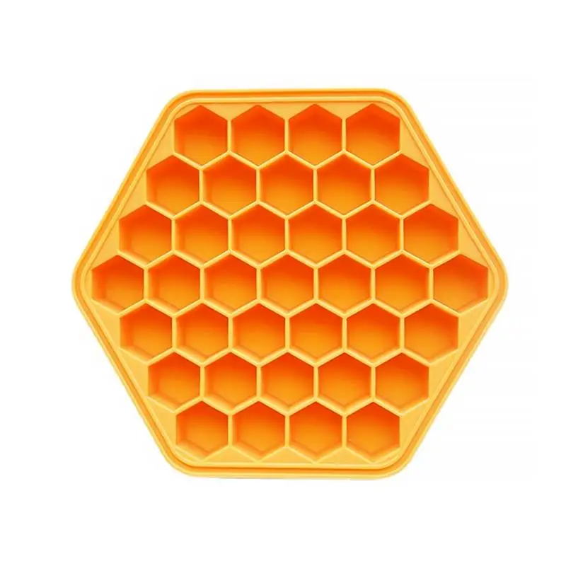 

Silicone Ice Cube Mold with Lid Heat-resistant Multi-functional Molds Reusable Icing Cubes Tray Mould Accessories Kitchen Bar