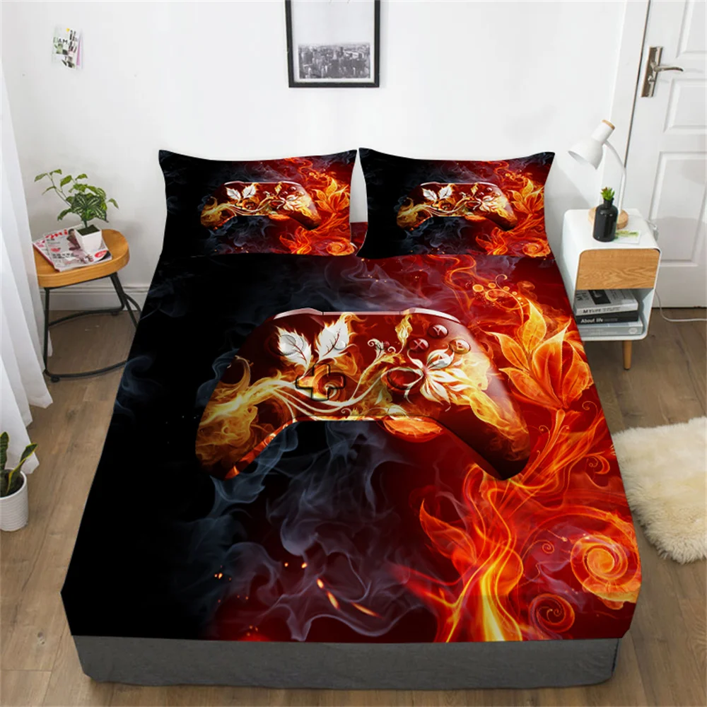 

Game 3D Comforter Set Teens Kid Queen Size Bed Sheet Sets Home Textiles High End Cotton Fitted Sheets Quilt Duvet Covers