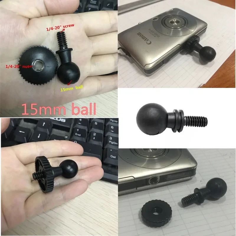 1/4 винтовая головка для 13 мм 15 17 25 шаровая Головка конвертер автомобильного