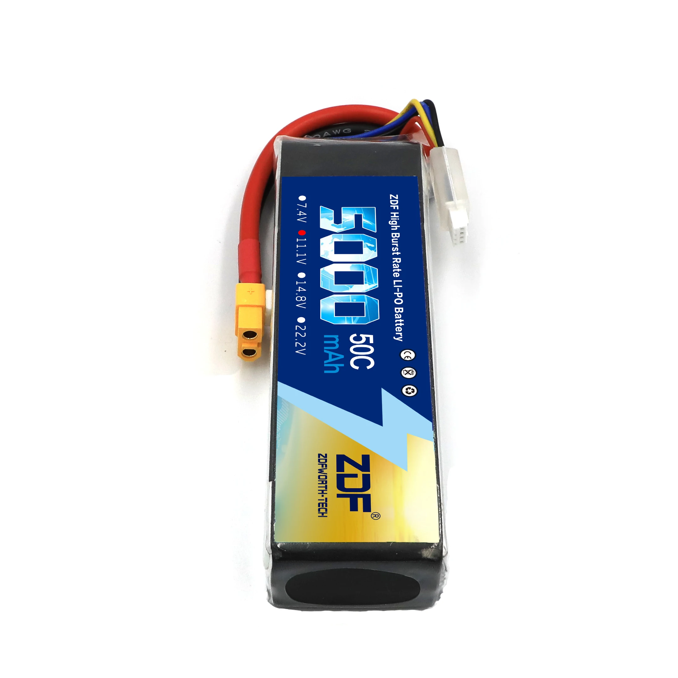 ZDF RC Lipo 3S 5000mAh 11 1 v 50C 100C LiPo батарея для модели квадрокоптера с дистанционным